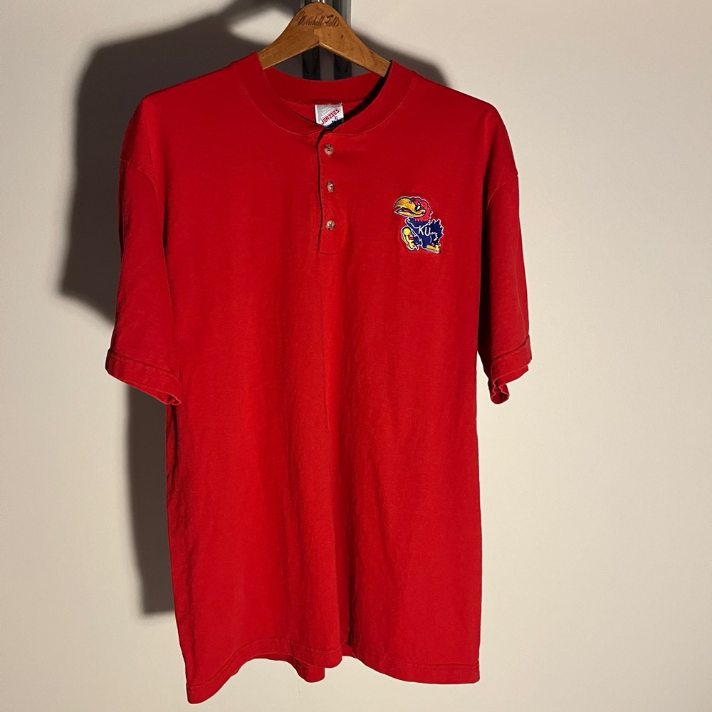 Kansas University Button Up Shirt 🔴🔵